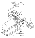 Part Location Diagram of 67496 Briggs and Stratton Engine - Tecumseh 8 Horsepower